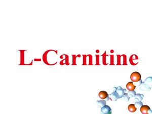 L‑Carnitine